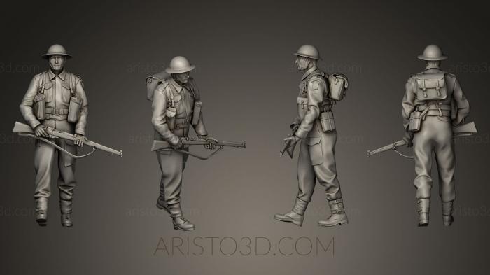 Military figurines (STKW_0030) 3D model for CNC machine